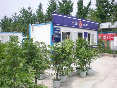 China 20ft Container Folding Container House Colorful Certificated Flatpack for sale