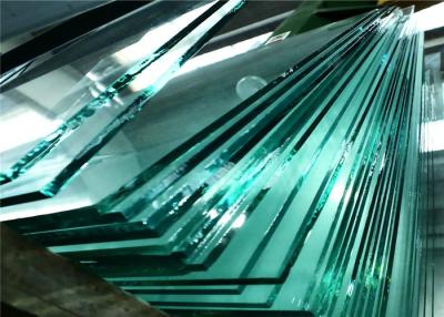 China Clear Thick Float Glass , Toughened Float Glass With Good Optical Degree for sale
