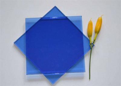 China Smooth Surface Dark Blue Float Glass 4mm 5mm 5.5mm 6mm 8mm 10mm Thickness for sale