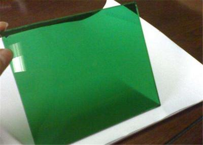 중국 진한 녹색 색을 칠한 플로트 유리 건축 유리를 위한 3mm - 12mm 간격 판매용