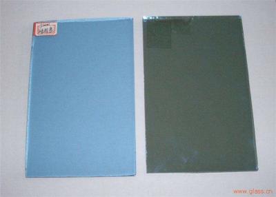 China Light Blue Tinted Tempered Glass For Interior Glass Screens Sample Available for sale