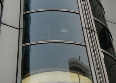 China High Color Uniformity Dark Grey Reflective Glass 4mm - 8mm Thickness For Building Material for sale