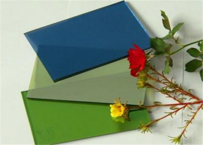 China Dark Blue Reflective Float Glass With Strong Abrasion Resistance Sample Available for sale
