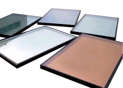 China High Precision Flatness Pink Reflective Float Glass For Construction / Decoration for sale