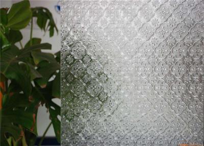 China Clear Decorative Patterned Glass 3mm 4mm 5mm 6mm Thickness Flora Embossed Glass for sale