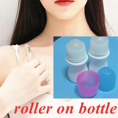 China 30ml Antiperspirant Plastic Roll On Bottle Rolling Perfume Bottle Plastic for sale