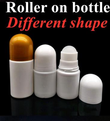 China 50ml 60ml Pet Roll On Bottles Empty Roll On Deodorant Containers for sale
