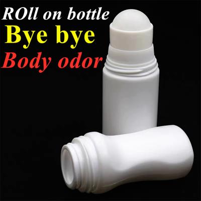 China White Plastic Roll On Bottle 60ml Roll On Containers For Essential Oils for sale