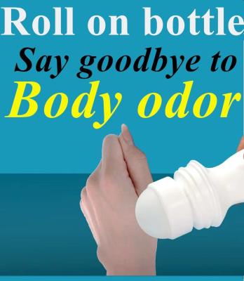 China HDPE Bulk Essential Oil Roller Bottles 50ml Deodorant Roller Bottle for sale