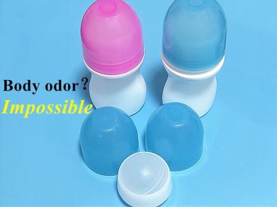 China HDPE Plastic Roll On Bottle 30ml 50ml Deodorant Roll On Bottle for sale