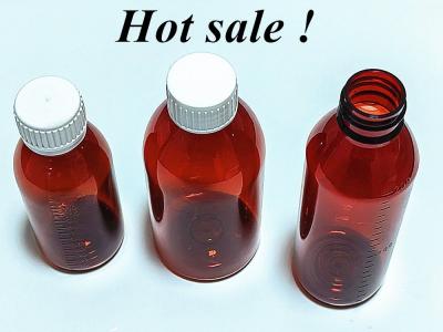 China 3oz 4oz 5oz Amber Pet Cough Syrup Liquid bottle Round Medicine oral liquid Syrup Botttle with CRC Screw Cap for sale
