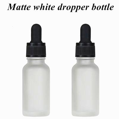 China 5ml Essential Oil Glass Dropper Bottle 100ml Frosted Tincture Bottles for sale