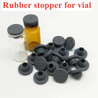 China Bromobutyl Medical Rubber Stopper 20mm Medication Bottle Stopper for sale