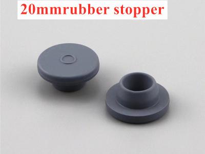 China 20mm 23mm medical vial bottle closures Medical Butyl Rubber Stoppers for Pharmaceutical Lyophilization Glass Vials for sale