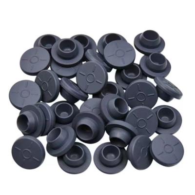 China 20mm Medical Rubber Stopper Sterile Grey Bromobutyl Rubber Stopper for sale
