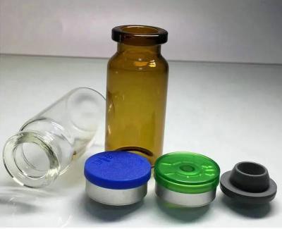 China 5ml 7ml 10ml Empty Crimp Top vaccacine Glass Vial  Sterile Tubular Clear Amber Medical Injection Glass Vials for sale