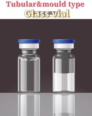 China Injection Penicilline Glass vial 5ml 10ml Clear Amber Borosilicate Pharmaceutical Tubular Glass Vials for Injection for sale