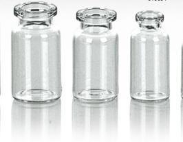 Quality 10ml 15ml Small Glass Vials With Caps 20mm Mouth Glass Sample Vials for sale