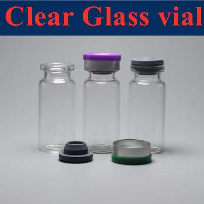 China 7ml 20ml Medical Glass Vial 20mm Mouth Size Lyophilized Vial for sale