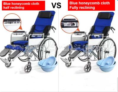 China Disabled Elderly Lightweight Folding Wheelchairs For Travelling for sale