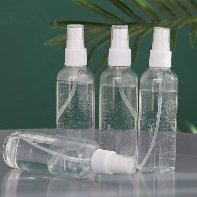 China Botella de pulverización PET de 120 ml Botellas de pulverización mini vacías transparentes en venta