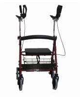 Quality Mobility Aids Medical Rollator Lightweight Steel 4 Wheel Rollator for sale