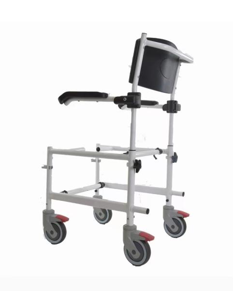 Quality Stainless Commode Chair With Wheels OEM Portable Toilet For Elderly for sale