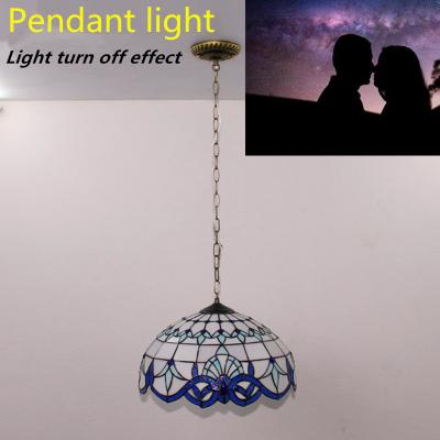 China 12 Inch Decorative Glass LED Pendant Lamp With 2 Light Eye Care For Bar Study Room Cafe Living Room Dining Room Light à venda