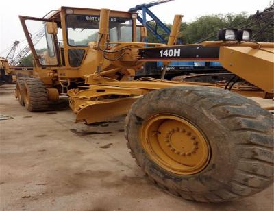 China japan condition original used caterpillar 140h motor grader/low working hours usa cat motor grader 140h for sale