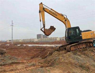 China used hyundai 215-7 chain excavator in korea/ original hyundai 215-7 excavator with breaker for sale