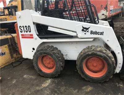 China secondhand cheap original Bobcat skid steer loader s130/s863 with low price and good condition for sale/front loader min for sale