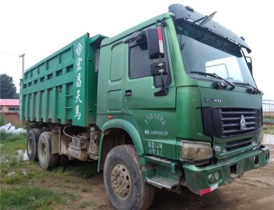 China Low Price Good Condition Used HOWO Dump Truck 12 Tyres 8X4 Tipper for DR CONGO for sale