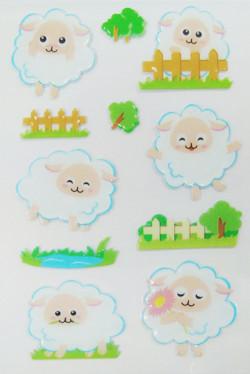 China Eco Friendly Custom Puffy Stickers For Kids Self Adhesive OEM & ODM Available for sale