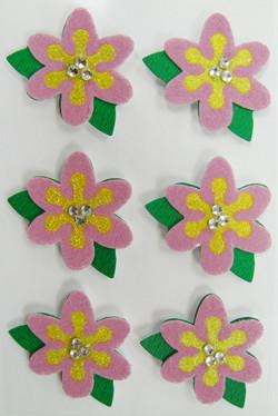 China Etiquetas engomadas imprimibles borrosas de la tela del partido de la flor para la impresión de la pantalla de la tarjeta de regalo de las muchachas en venta