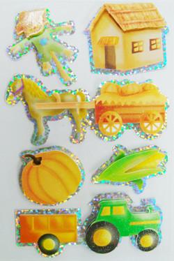 China Shinning Decor Small Hologram Stickers Sheets , Personalized Hologram Stickers for sale