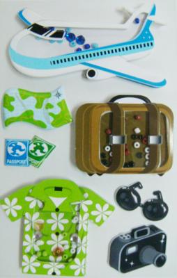 中国 子供のおかしいおもちゃのために多彩な防水旅行設計ハンドメイド 3D ステッカー 販売のため