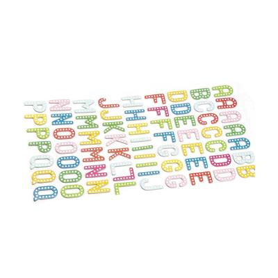 China Flexible Cute Small 3d Letter Stickers , PVC 3D Foam Alphabet Stickers for sale