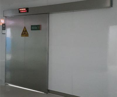 China Stainless Steel Automatic Sliding Lead Door Radiation Protection Door For X-ray Room for sale