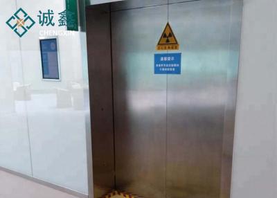 China Hospital Lead Metal Radiation Shielding Door With Clean Stainless Steel Surface for sale