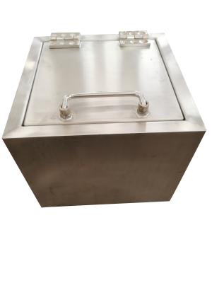 China Double Lock Custom Lead Boxes Stainless Steel Inner And Outer for sale