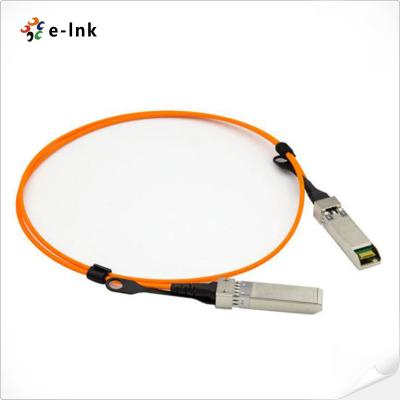 China Hot Pluggable 10G SFP+ AOC Cable Active Optical Cable OM2 Cable Length 30m en venta
