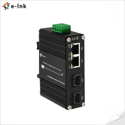 Chine Port Unmanaged du gigabit 2 de commutateur de Poe d'Ethernet industriel de SFP PoE 802,3 à à vendre
