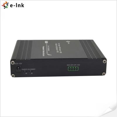 China audio del estéreo del convertidor USB KVM 1Ch RS232 Bidi de la fibra de 1Ch 1080P DVI en venta