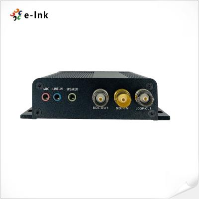 China Bidirectional RS485 RS422 Stereo Audio Converter 3G SDI With Loop Out for sale