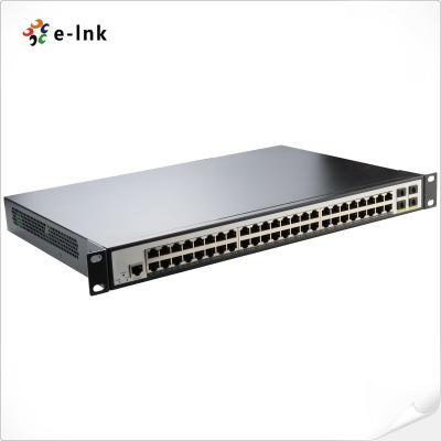 China SFP Managed Ethernet Switch 48 Port 10 100 1000T 4-Port 100 1000X for sale