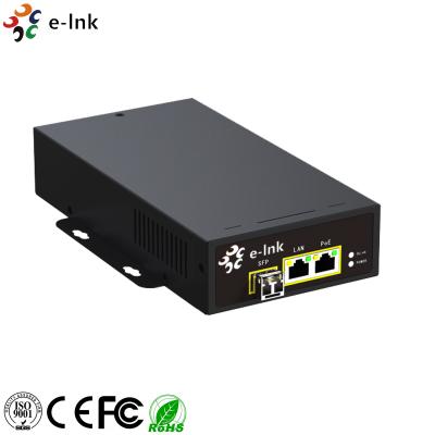 China 60W SFP Gigabit PoE Injector 55VDC 1100mA Output Voltage power for sale