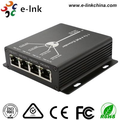 China 10M 100M 1 To 4 Poe Extender with IEEE 802.3af Power over Ethernet for sale