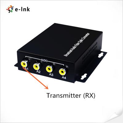 China AC90V AC240V Fiber Optic To Ethernet Converter With RCA Connector for sale