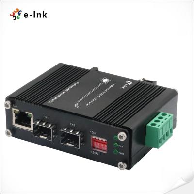 China 1G 10G Industrial Ethernet Switch 3R Repeater With Media Converter Function for sale