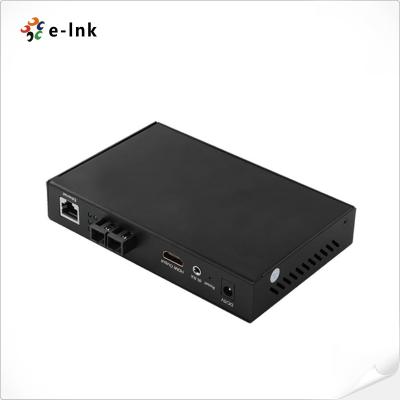 China HDMI V1.3 10 100M Ethernet Over Fiber Extender 1 Ch HDMI Video for sale